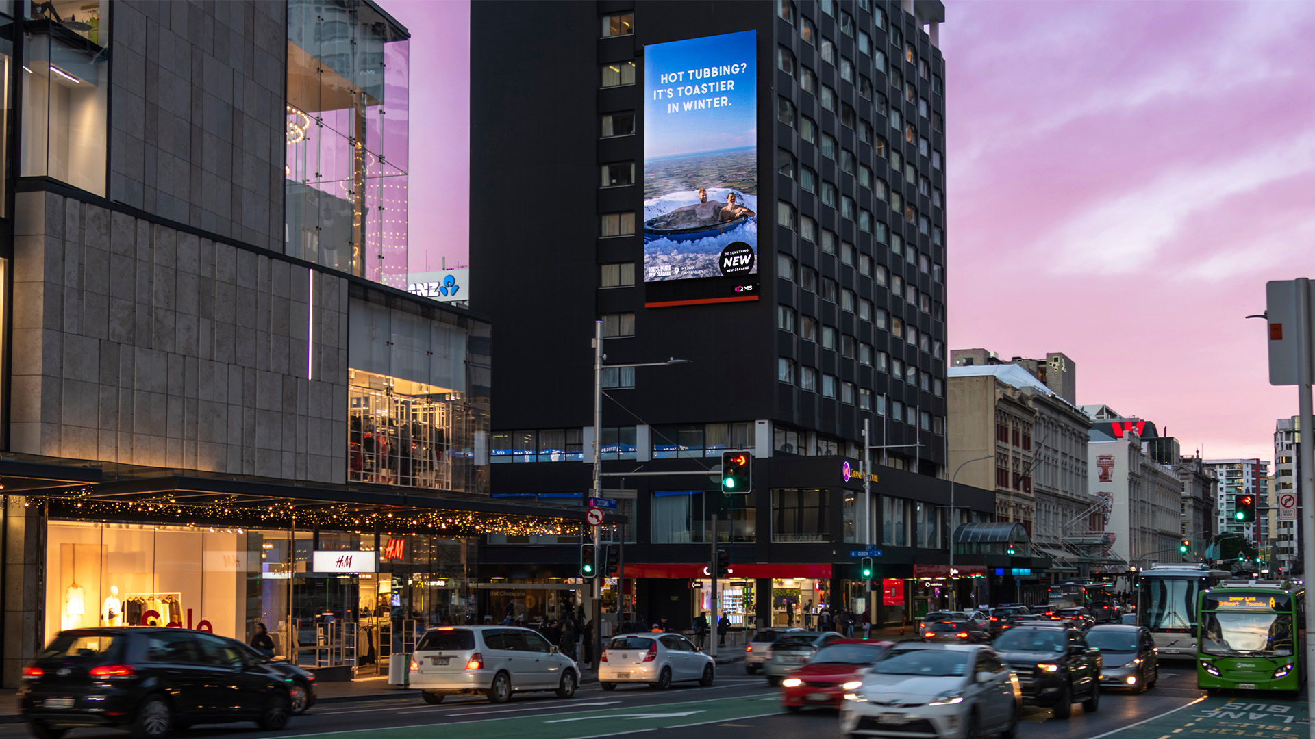 NZ_Downtown_Auckland Digital Billboard