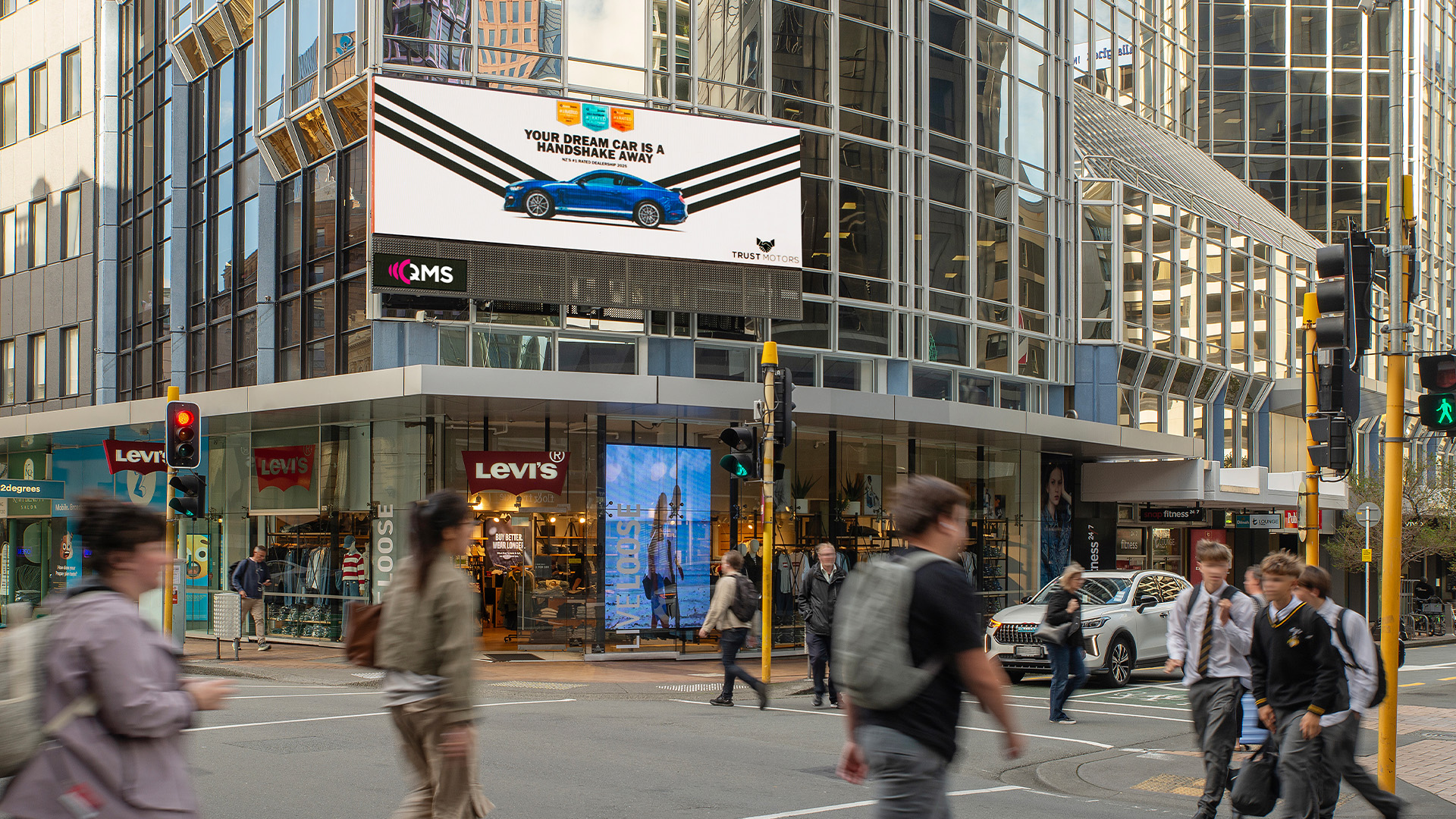 NZ_Lambton Quay_Wellington Digital Billboard
