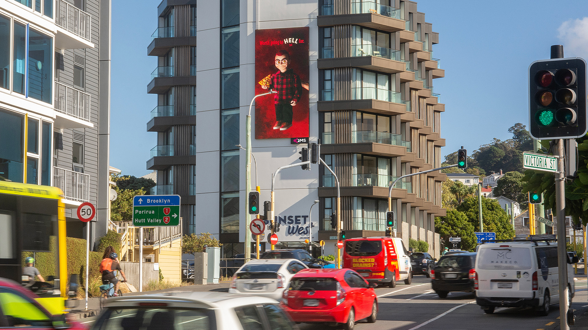 NZ_Victoria junction_Wellington Digital Billboard