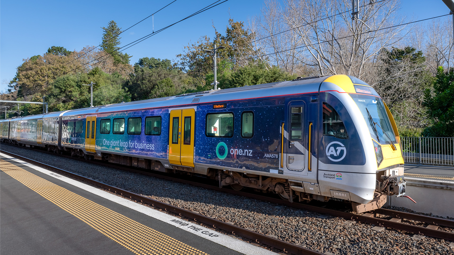 NZ_QMS_Home_Transit_One NZ Train Wrap Stills_Parnell Station